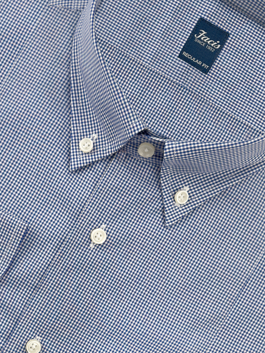 Camicia Collo Button Down color Blu medio - Regular Fit - Cotone Popeline image 1