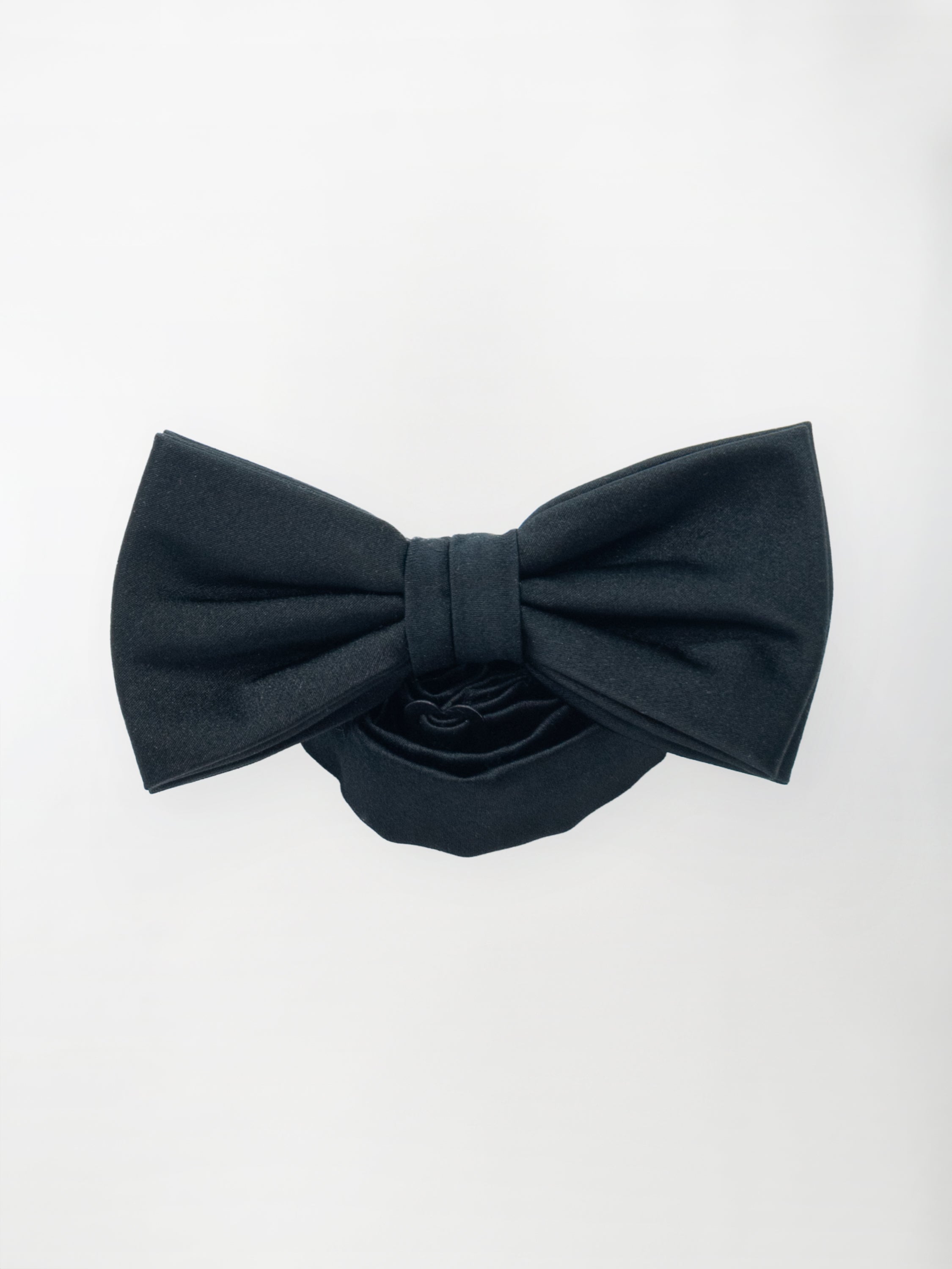 Papillon classico in raso - Color Nero image 0