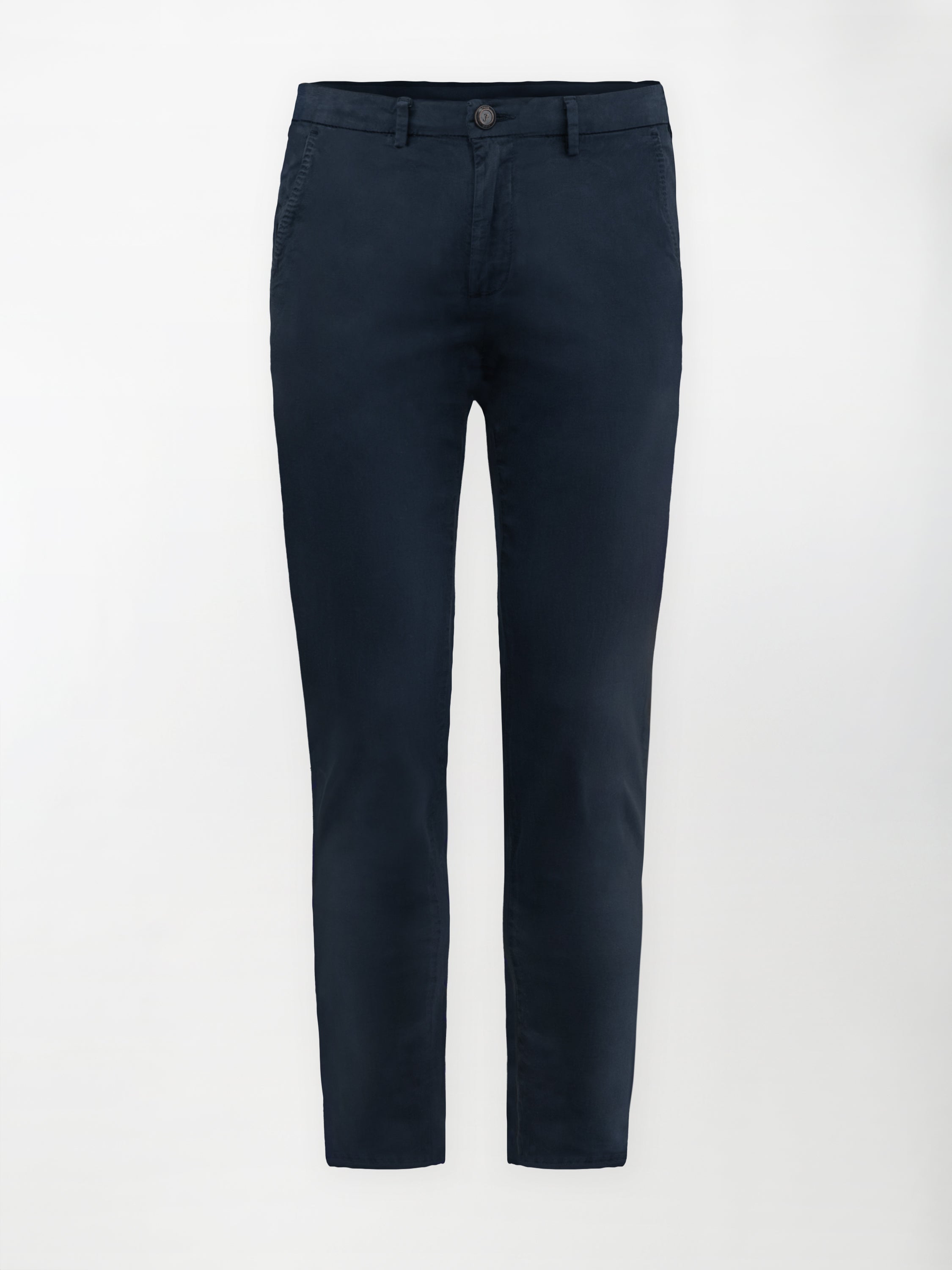 Pantalone Chino Daily Regular in Cotone Elasticizzato - Color Blu navy image 0