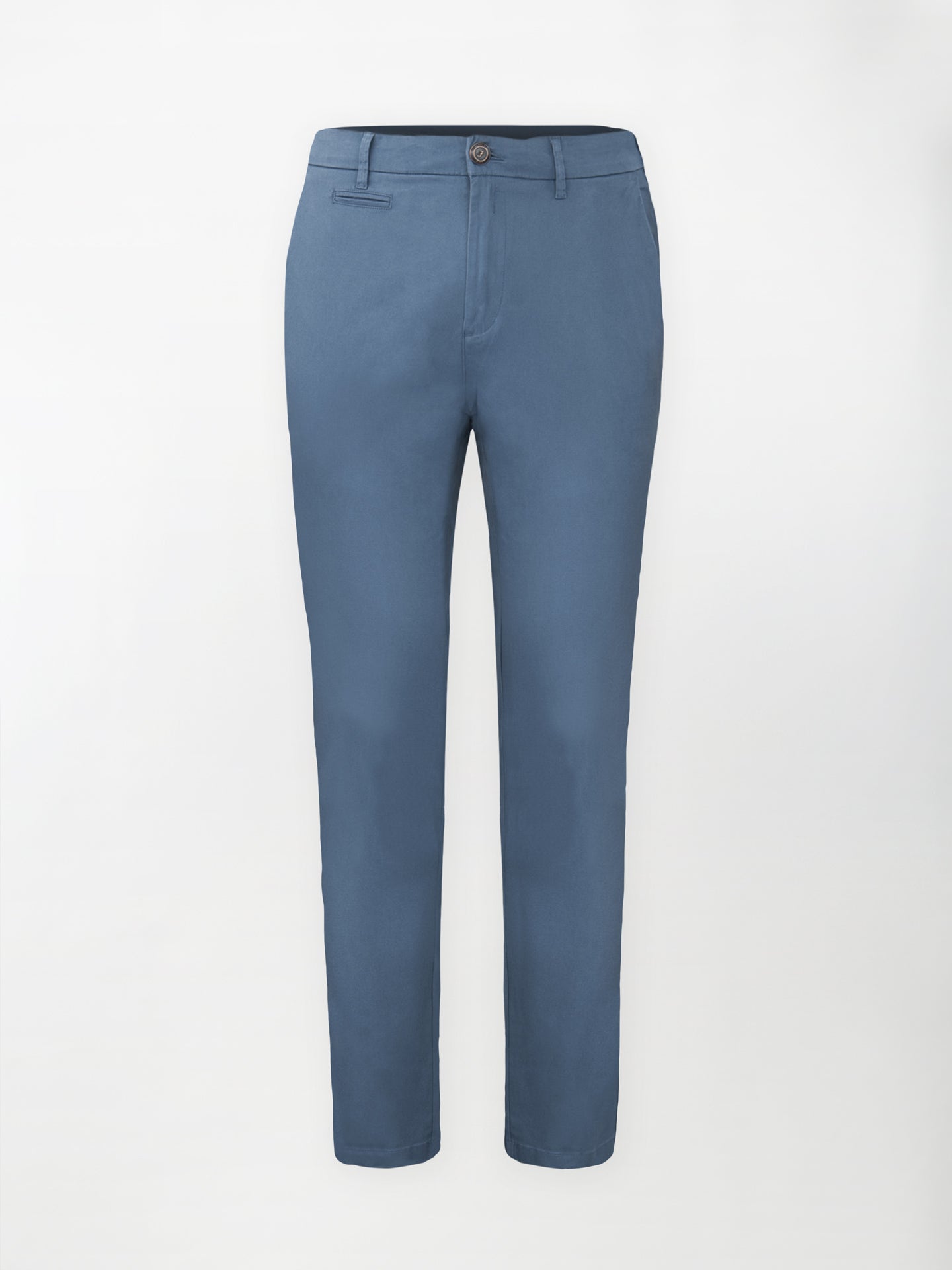 Pantalone Daily in Cotone Elasticizzato - Color Avio - Regular fit image 0