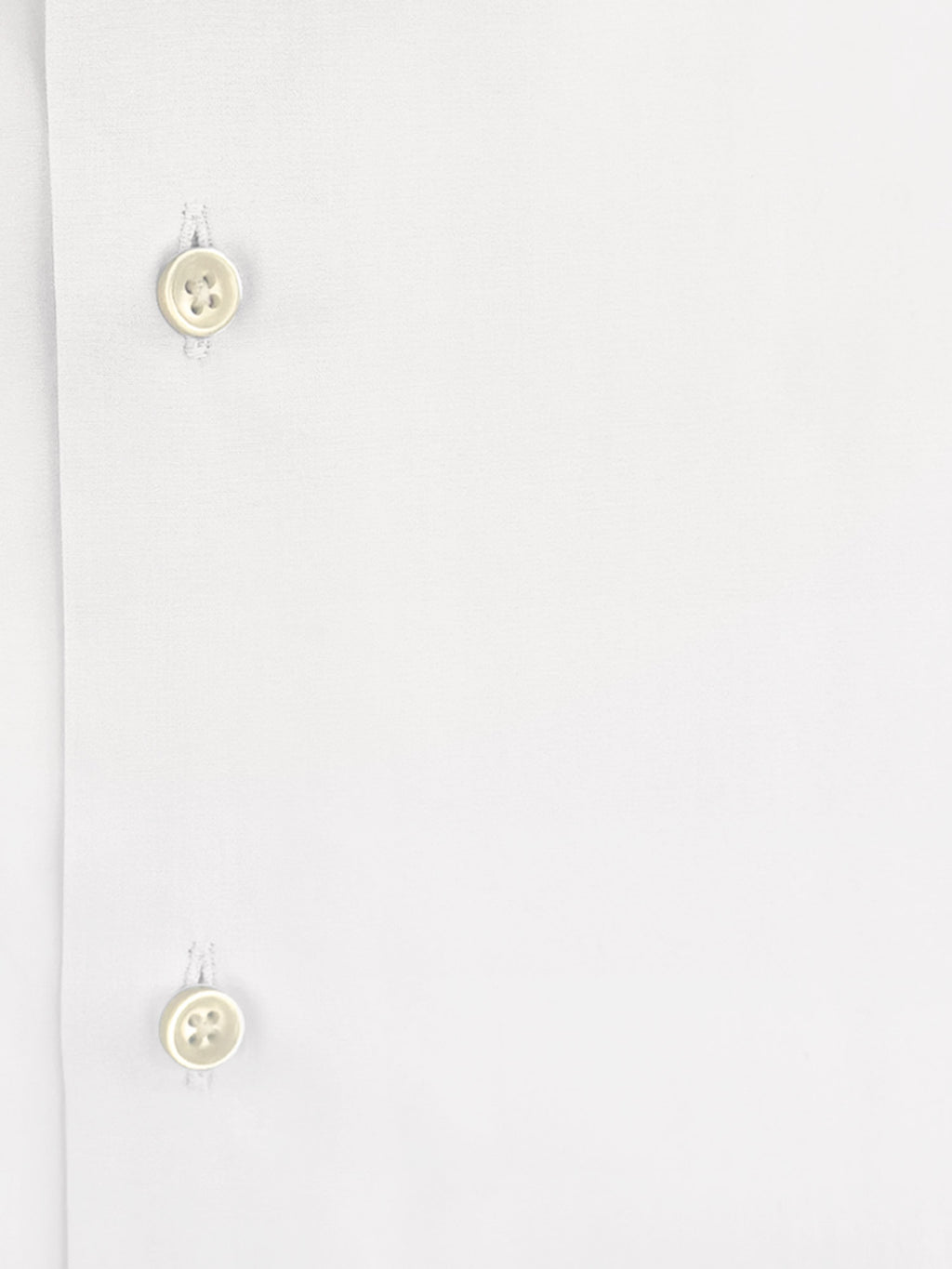 Camicia Bianca con Collo Francese - Custom Fit - Cotone Popeline image 3