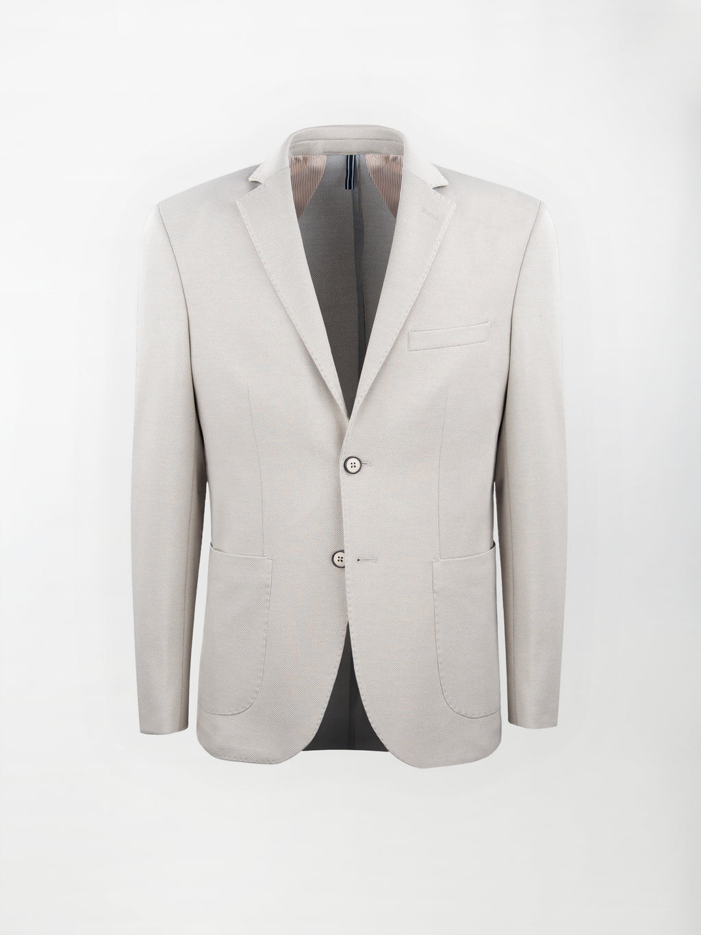 Giacca sportiva sfoderata in Jersey - color Beige image 0