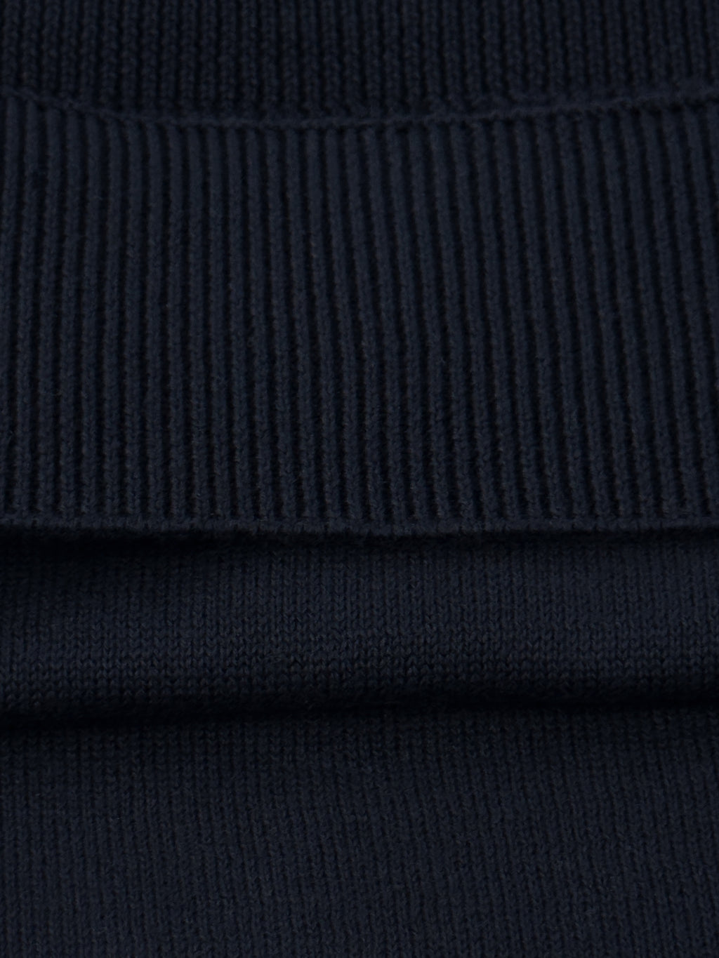 Maglia girocollo in puro cotone - color Blu navy image 2