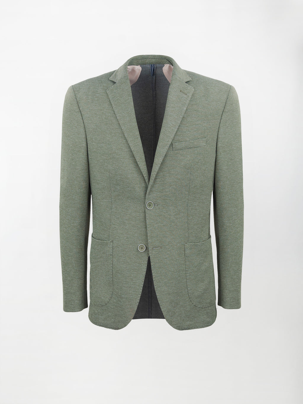 Giacca sportiva sfoderata in Jersey - color Verde oliva image 0